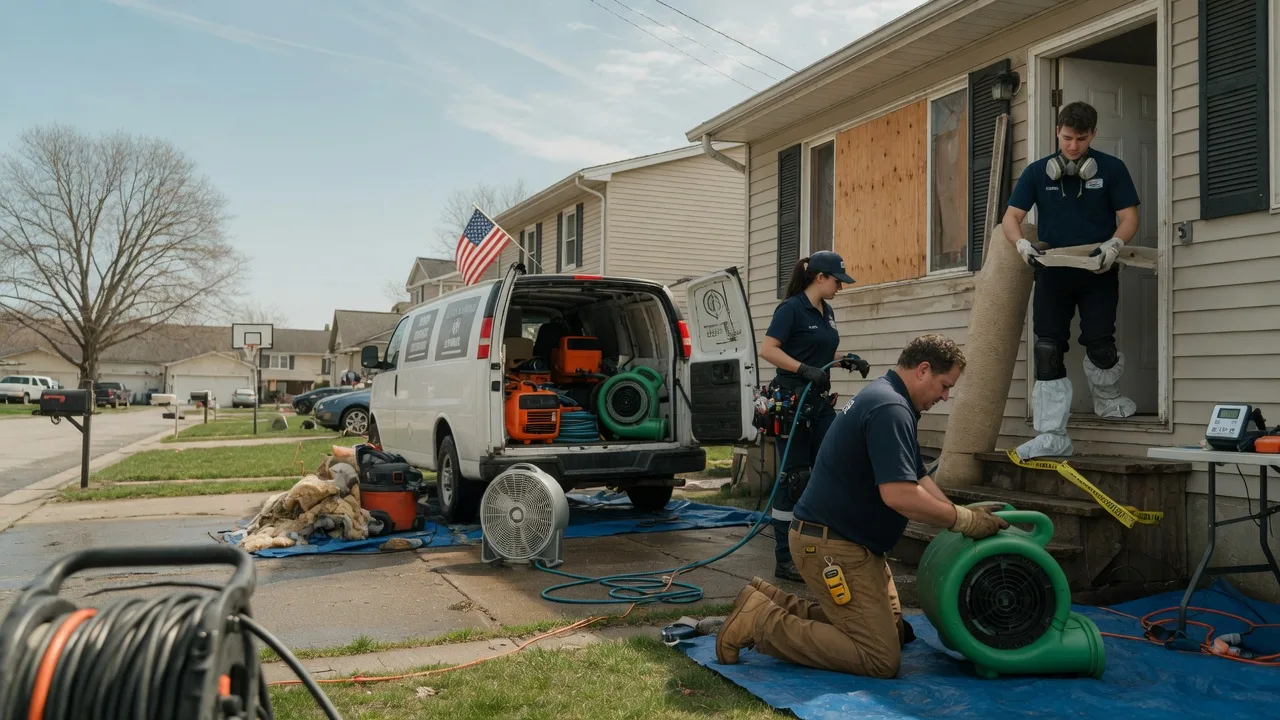 Water Damage Restoration in Rossville, KS near me